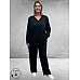 KAFFE CURVE Sweatshirt Annita Black